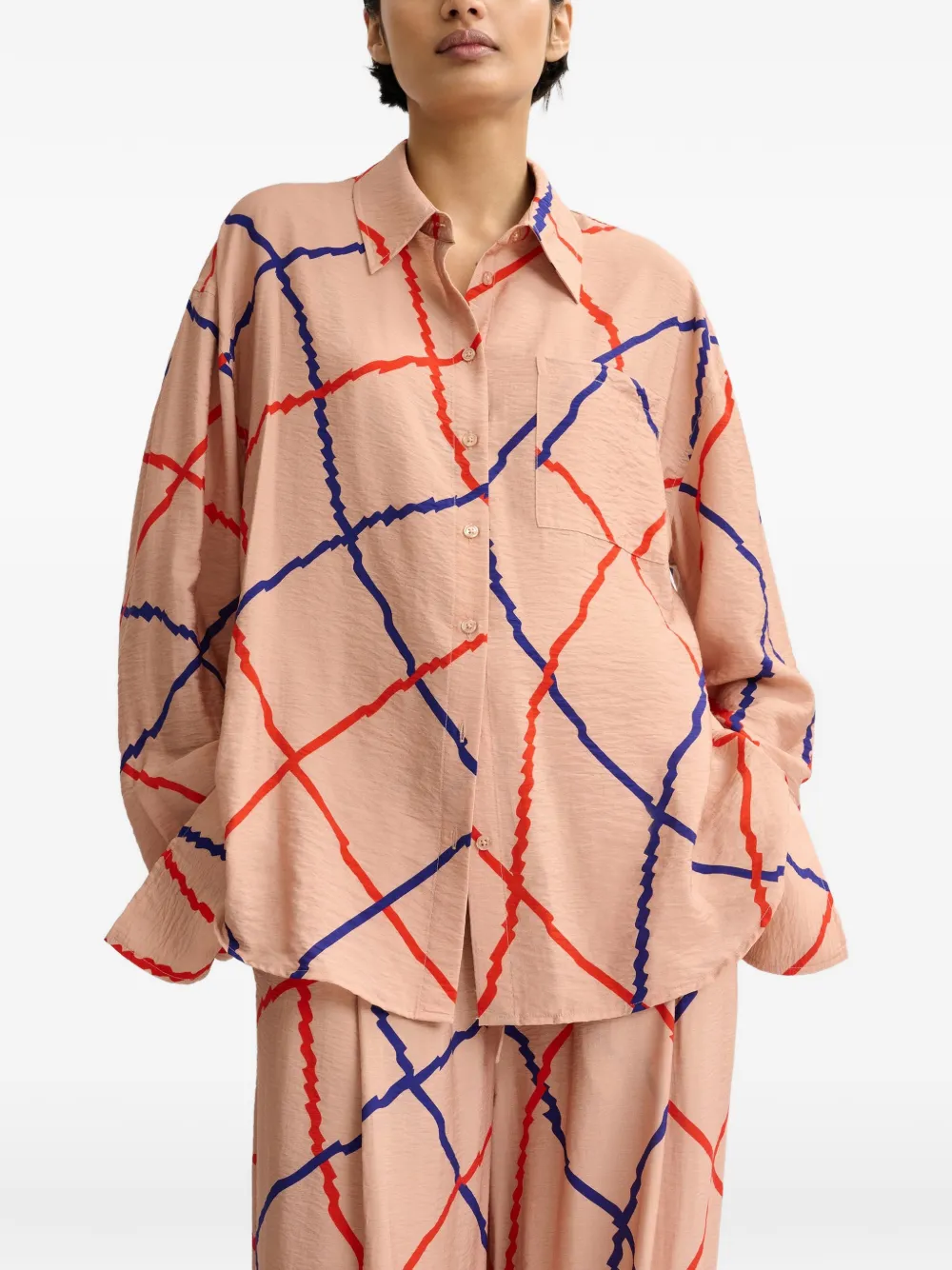 Essentiel Antwerp Blouse met lange mouwen Beige