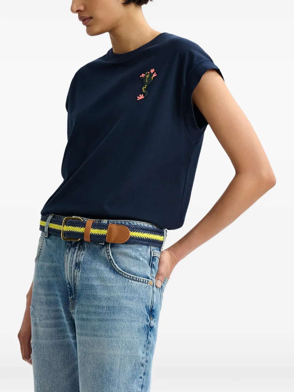 Frog-Detail T-Shirt