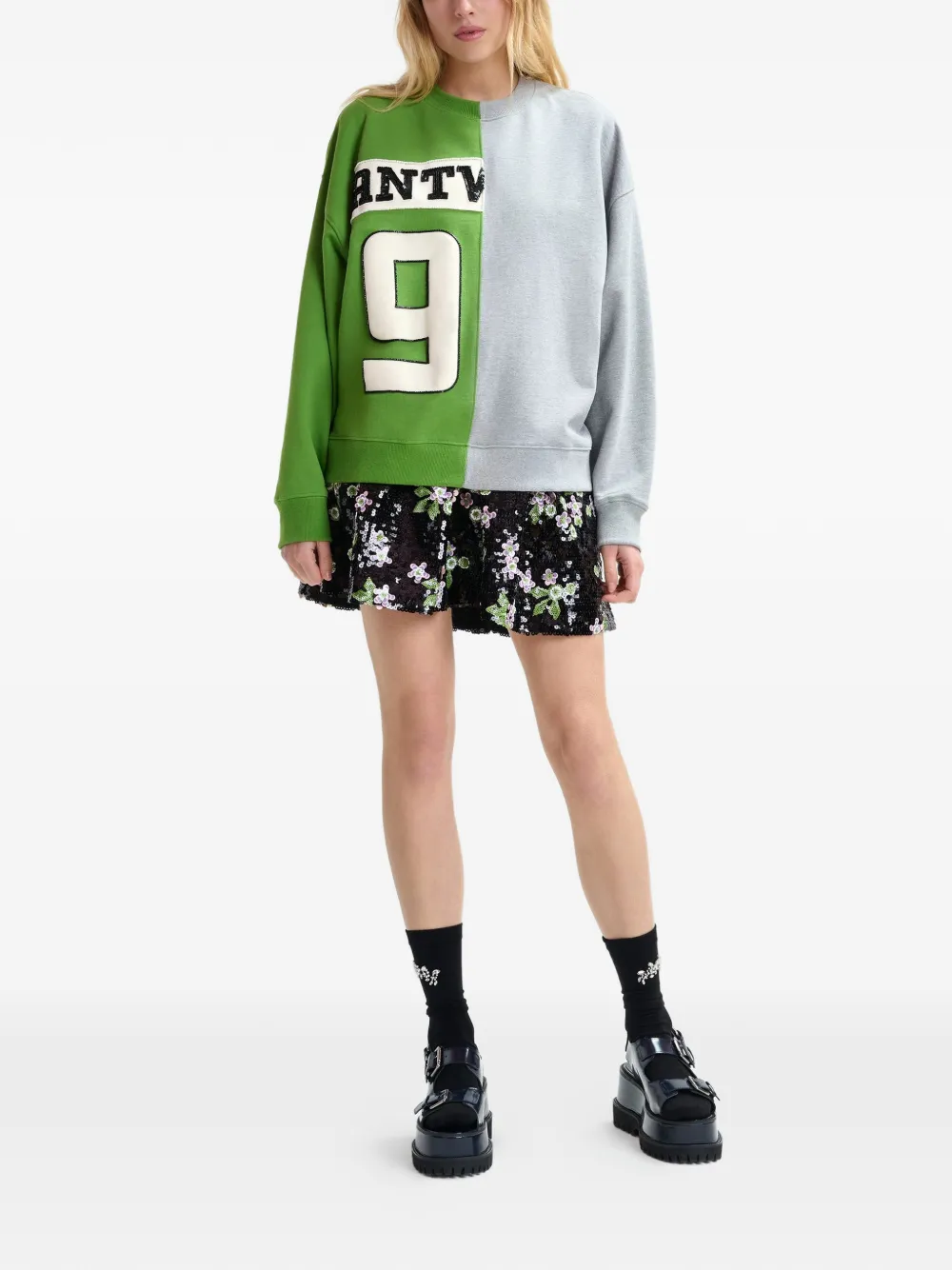 Split-Panel Sweatshirt