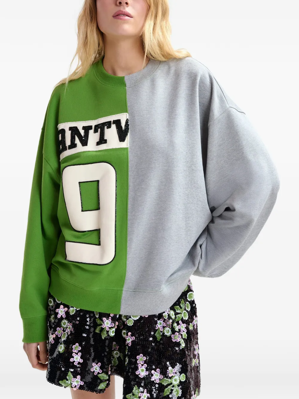 Split-Panel Sweatshirt