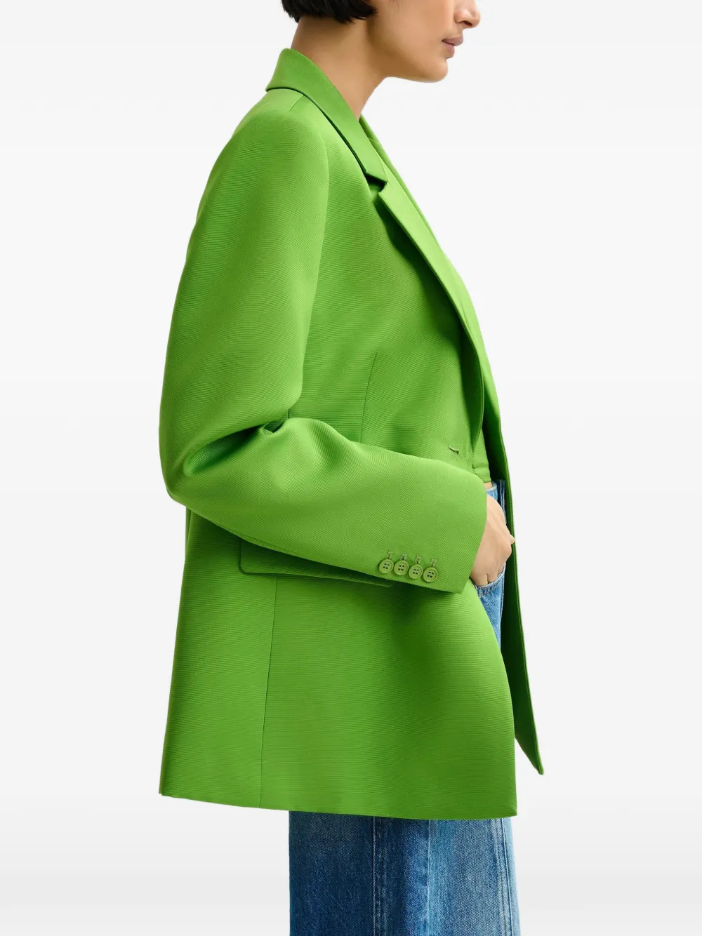 Jazer Notched Single-Breasted Blazer