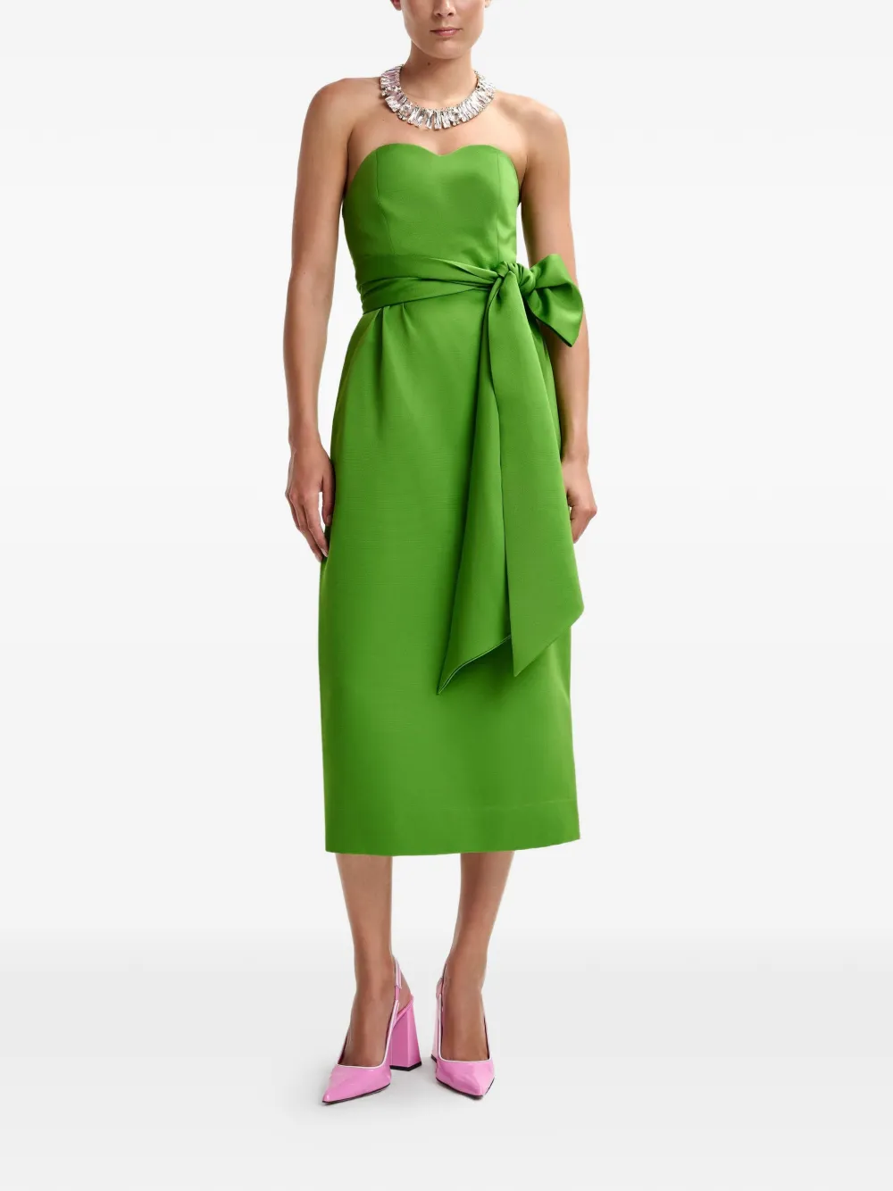 Juror Sleeveless Tie-Detail Midi Dress