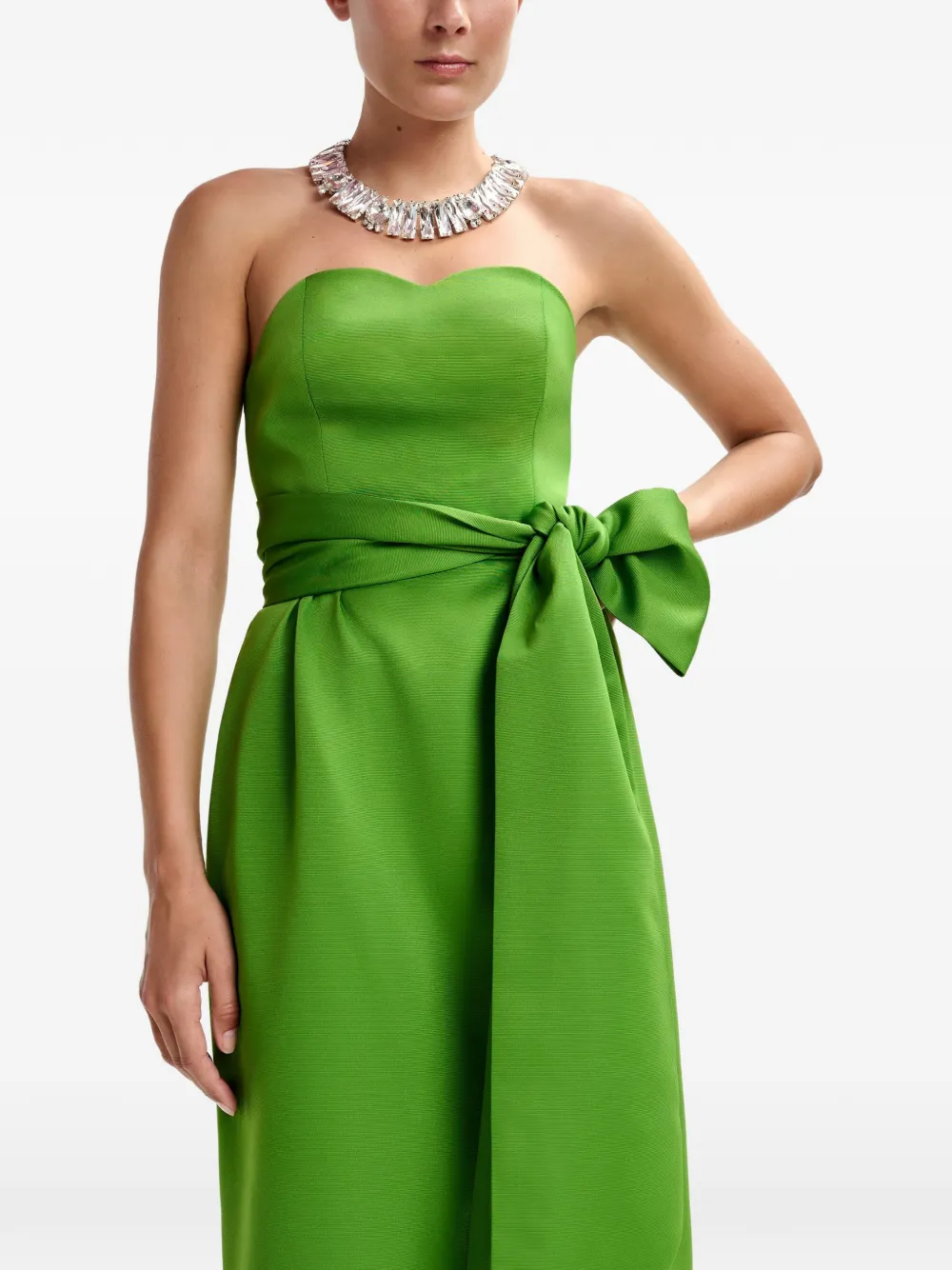Juror Sleeveless Tie-Detail Midi Dress