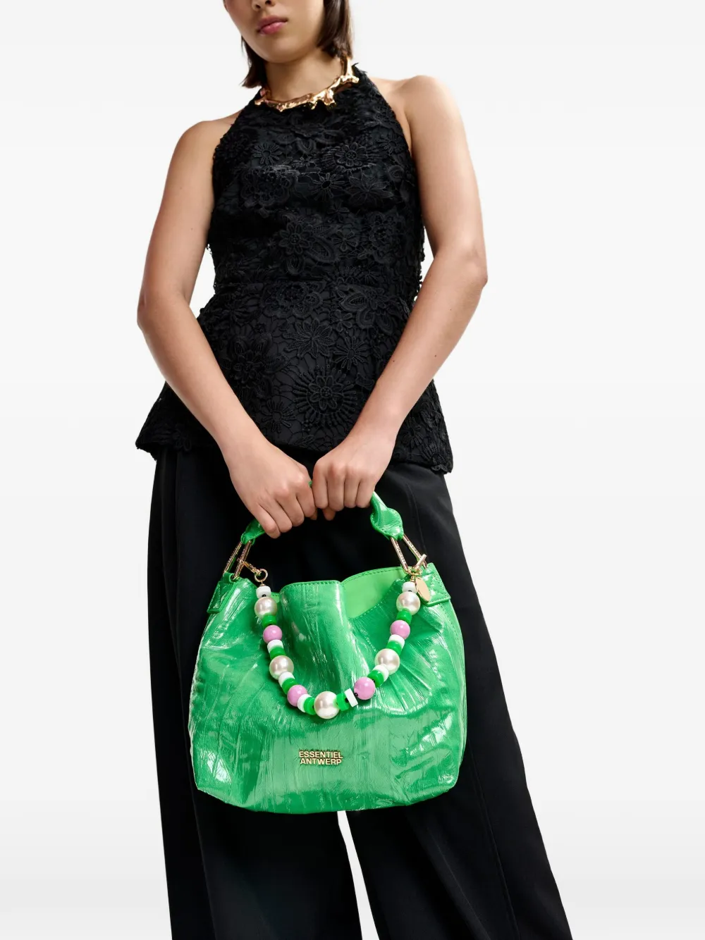 Jhossi Logo-Detail Shoulder Bag
