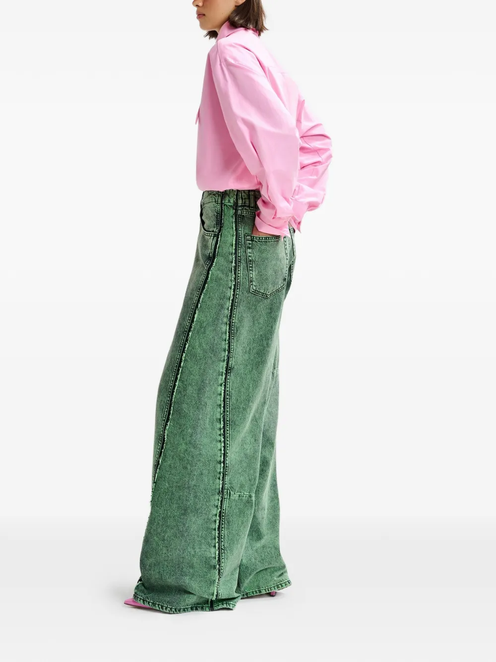  Essentiel Antwerp Collared Button Shirt - Pink 