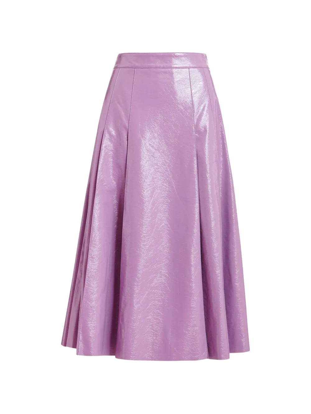 Essentiel Antwerp inverted-pleat A-line midi skirt - Viola