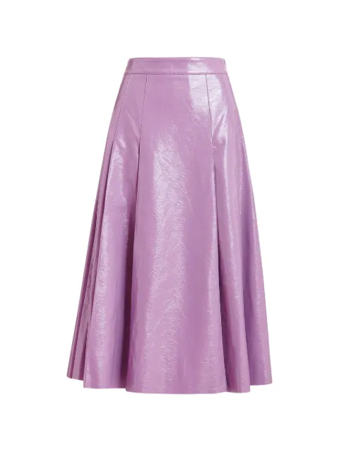 Essentiel Antwerp inverted-pleat A-line midi skirt
