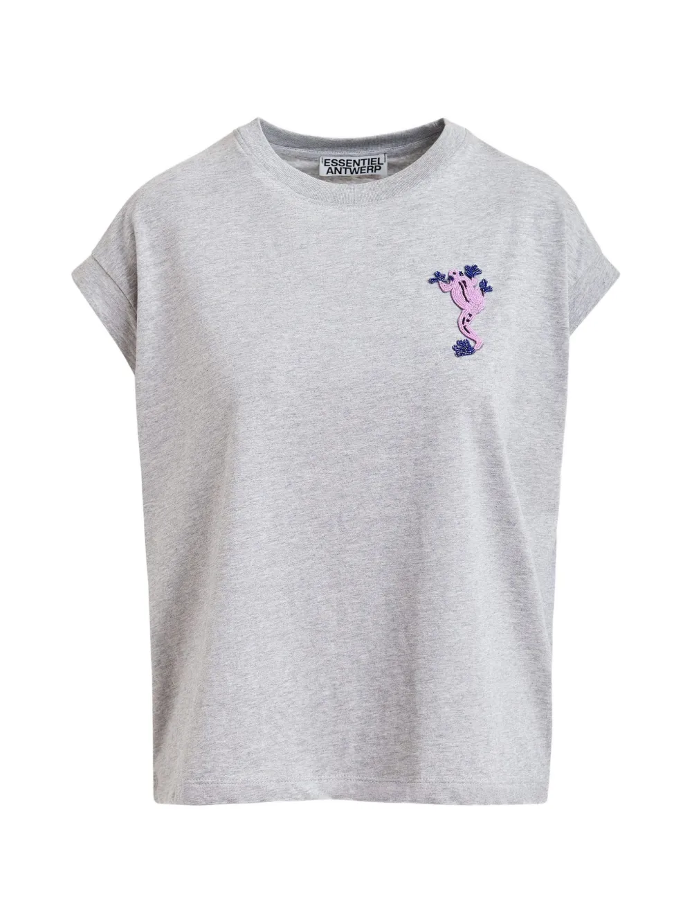 Essentiel Antwerp Top con decorazione - Grigio