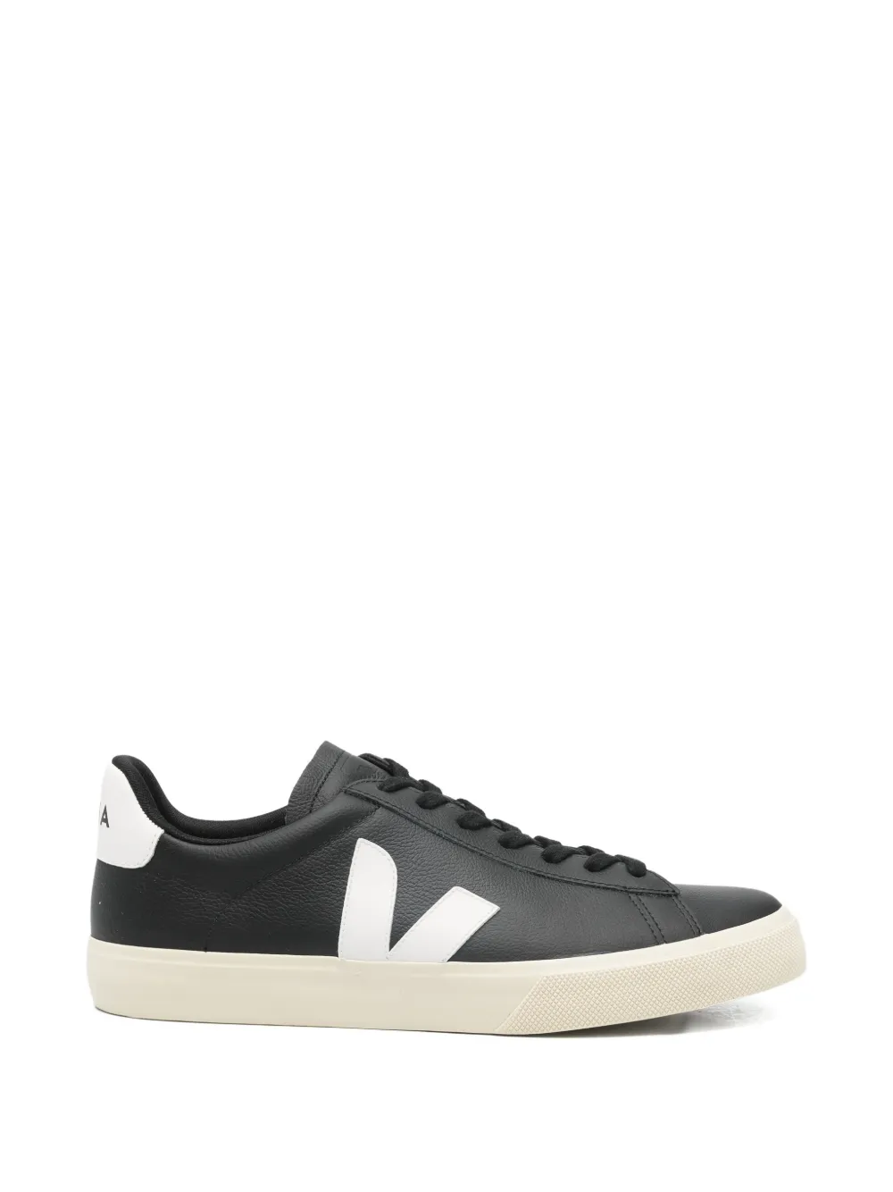 VEJA Campo Leather logo patch sneakers - Nero