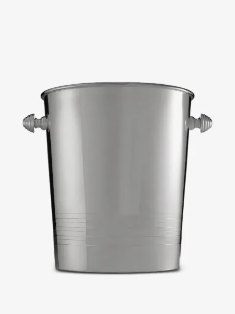 Thom Browne x Christofle seau à champagne 4 bandes signature en argent platinum