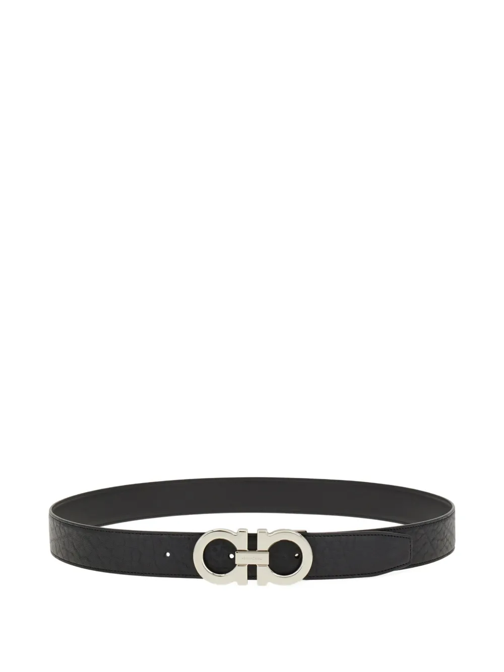 Ferragamo reversible gancini buckle belt - Black
