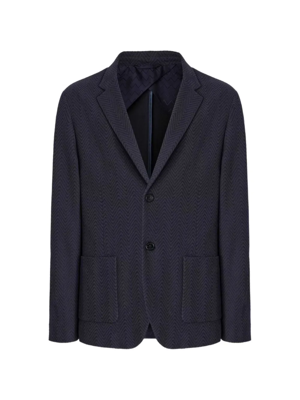 Missoni herringbone pocket jacket - Blu