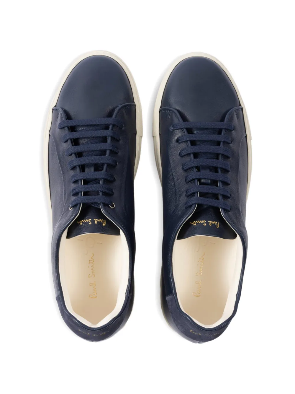 Paul Smith Sneakers met suède vlak Blauw