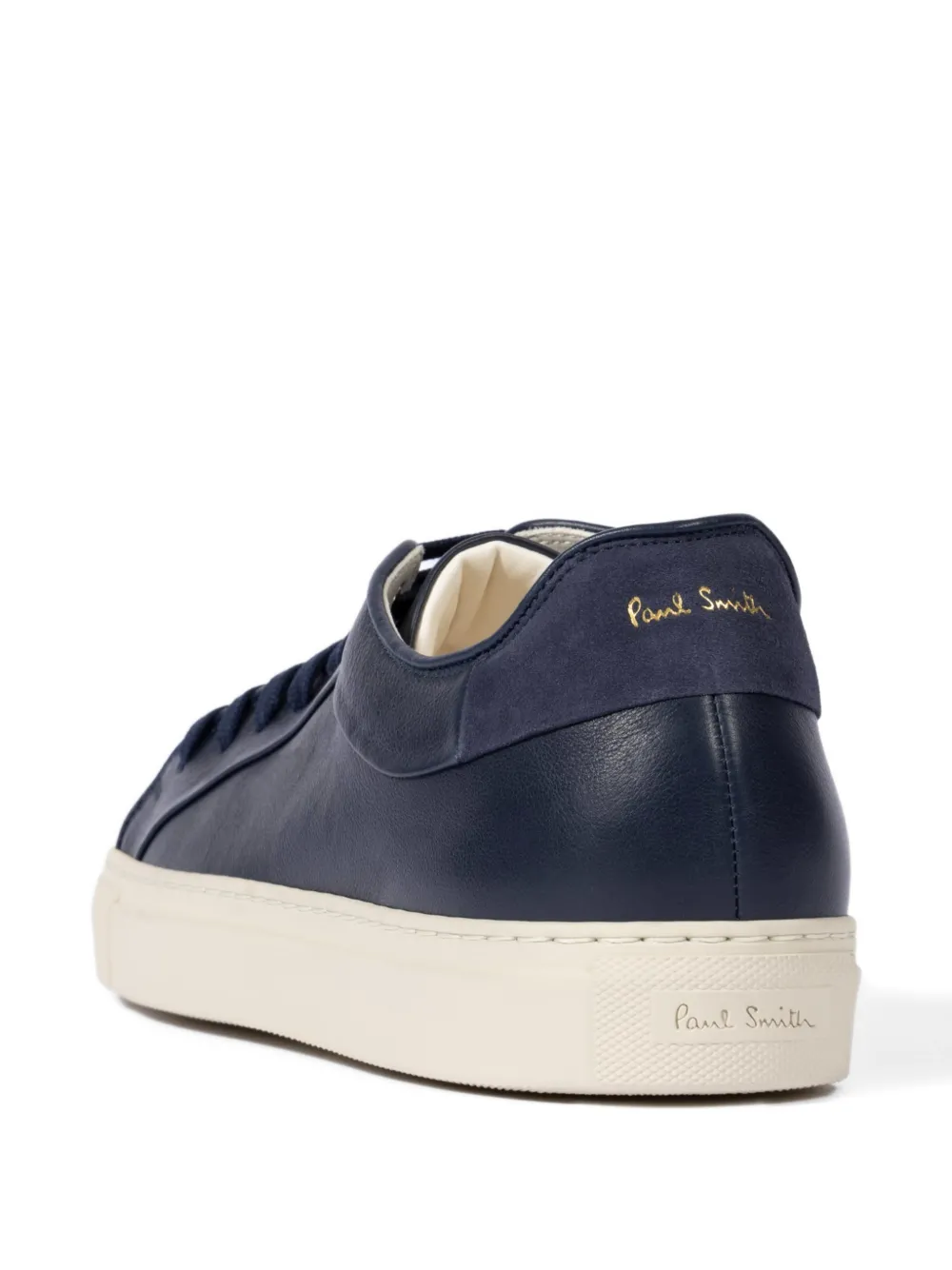 Paul Smith Sneakers met suède vlak Blauw
