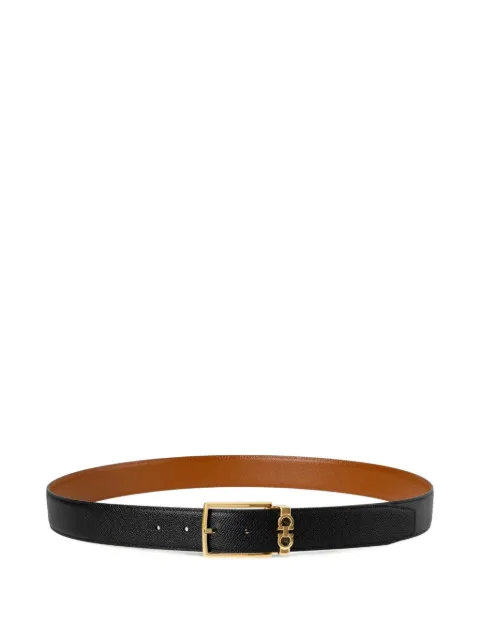 Ferragamo rectangular-buckle leather belt