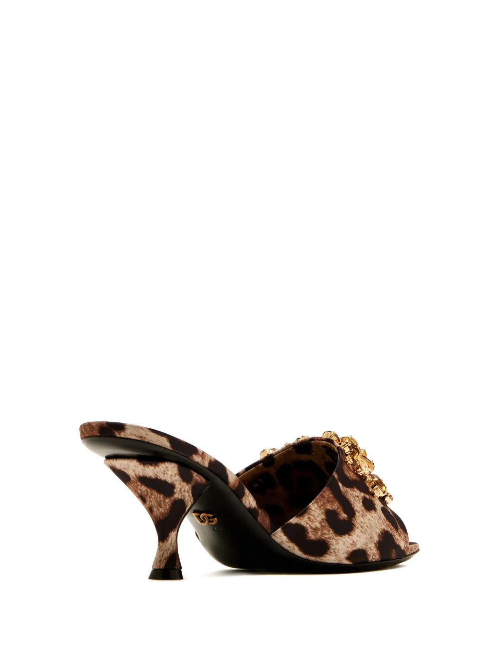 Dolce & Gabbana Sandalen met luipaardprint Bruin