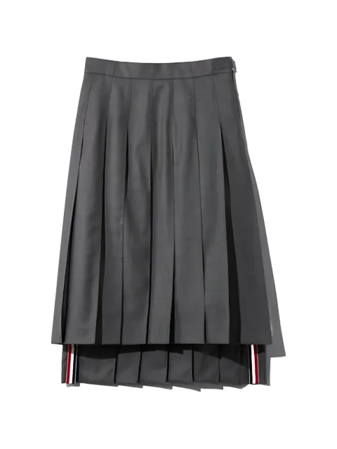 Thom Browne pleated midi skirt