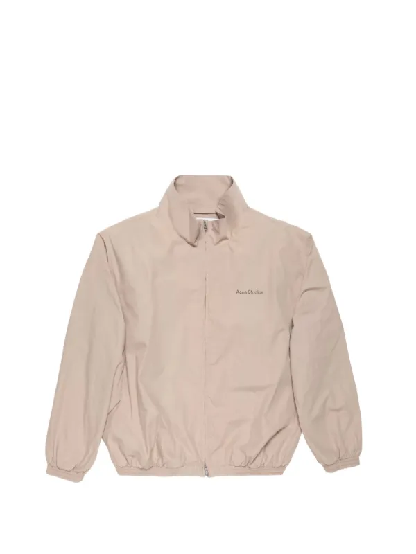 Acne Studios Washed Logo Jacket in Neutrals