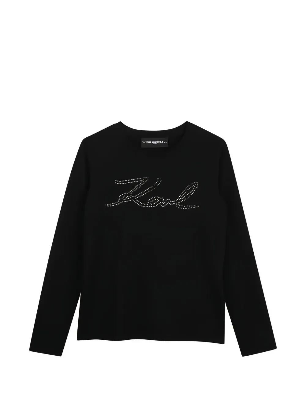 Karl Lagerfeld Kids long-sleeve T-shirt - Nero