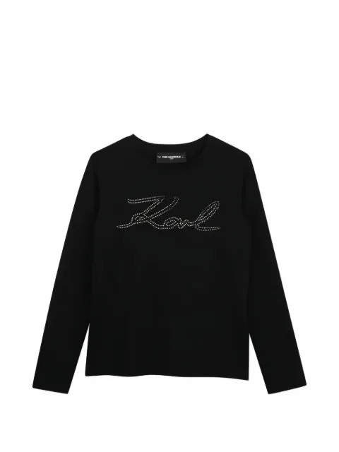 Karl Lagerfeld Kids long-sleeve T-shirt