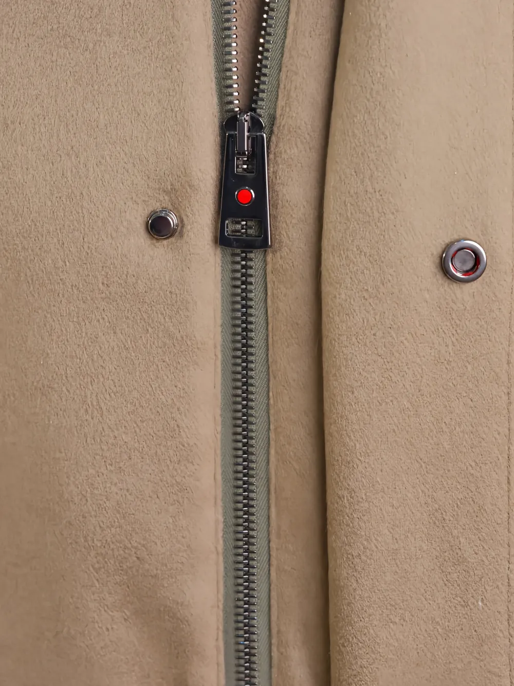 Fur-Collar Cashmere Jacket