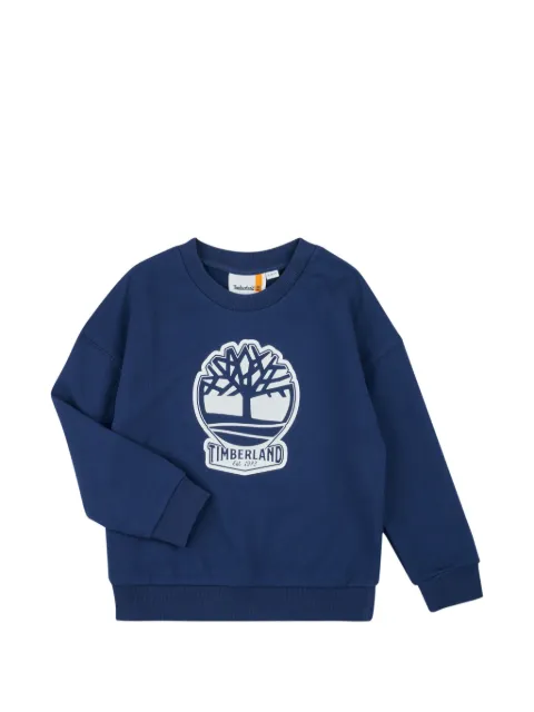 Timberland Kids logo-print sweatshirt