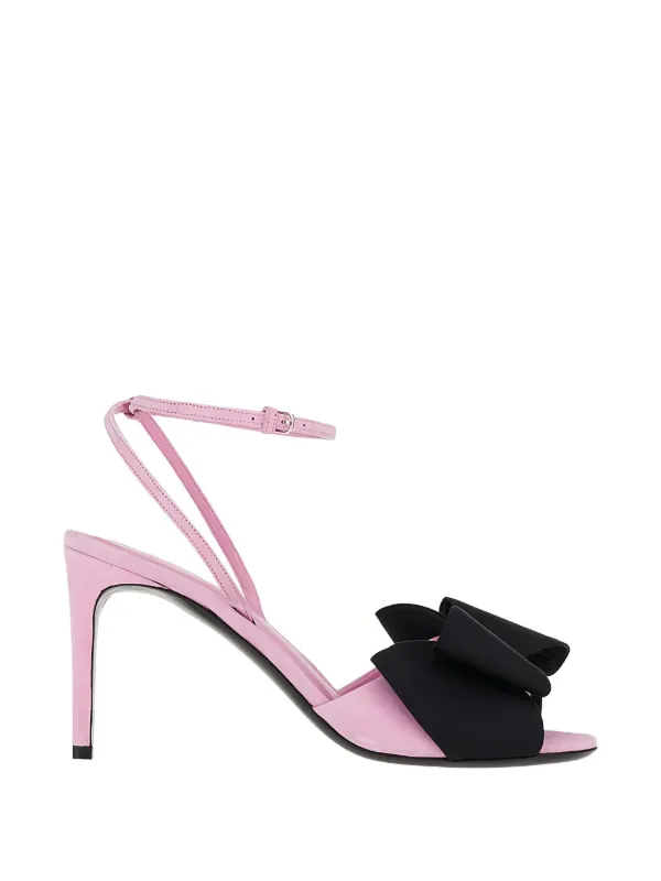 Ferragamo Bow-detail Sandals in Pink