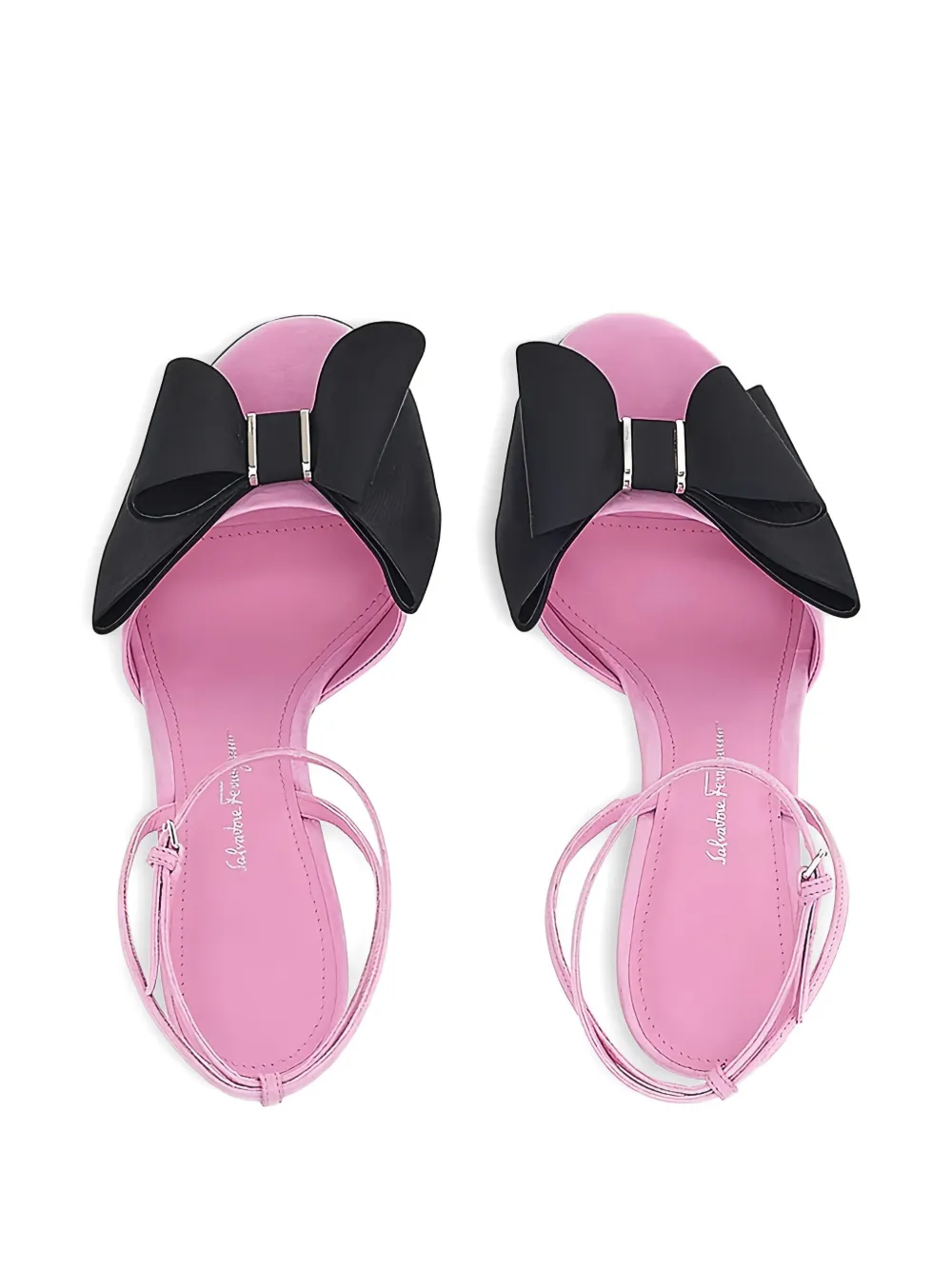 Ferragamo Sandalen met strikdetail Roze