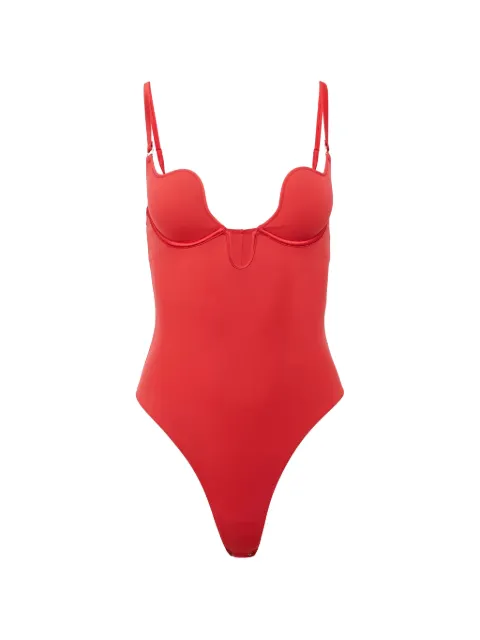 Fleur Du Mal u-plunge adjustable-strap bodysuit