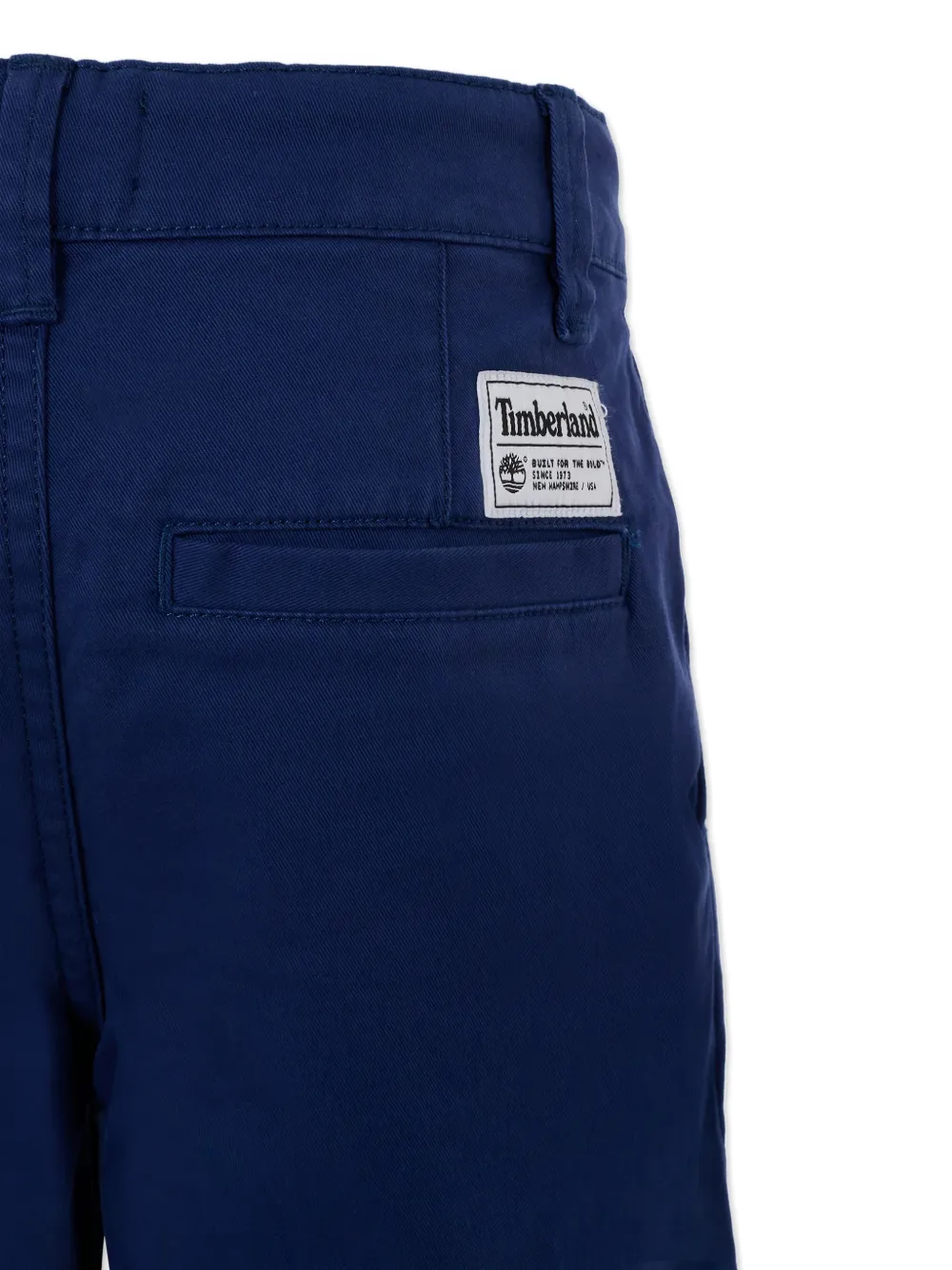  Timberland Kids Logo-patch Shorts - Blue 