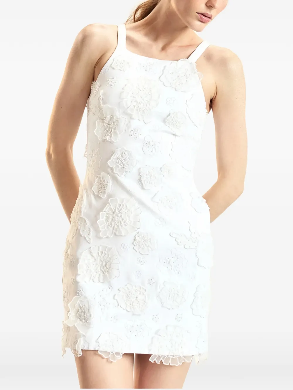 Cynthia Rowley Jurk met bloemenpatch Wit