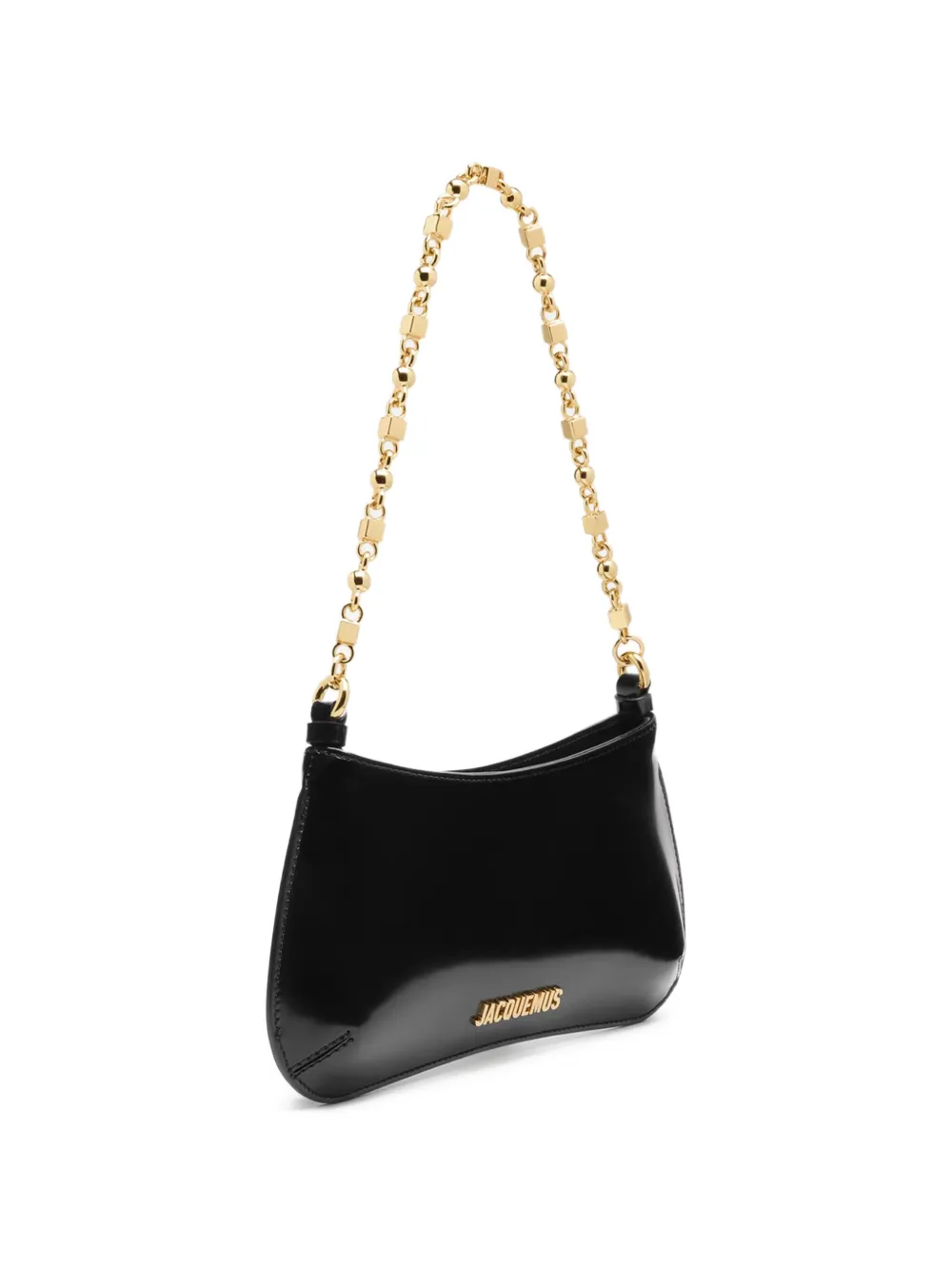  Jacquemus Bisou Chain Shoulder Bag - Black 
