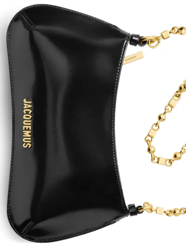 Jacquemus The Small Bisou Chaine Bag | Black | FARFETCH