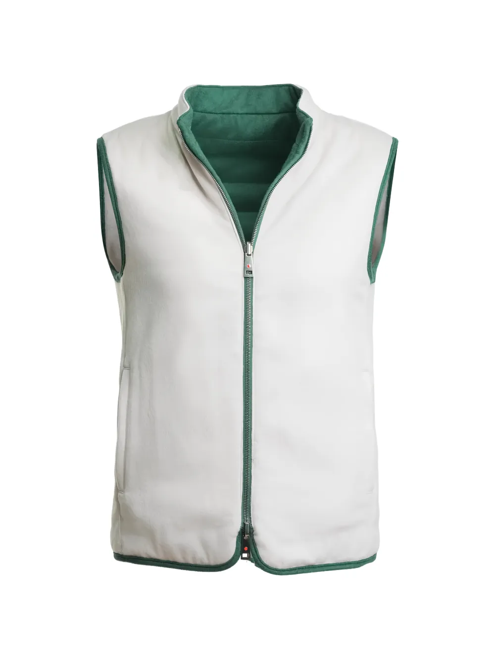  Kired Rea Quilted Reversible Gilet - Green 