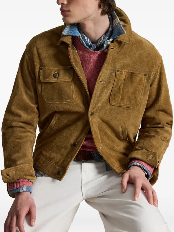 Polo Ralph Lauren Trucker Jacket | Brown | FARFETCH JO
