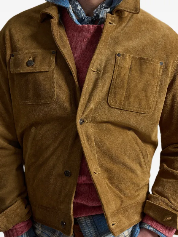 Polo Ralph Lauren Trucker Jacket | Brown | FARFETCH JO