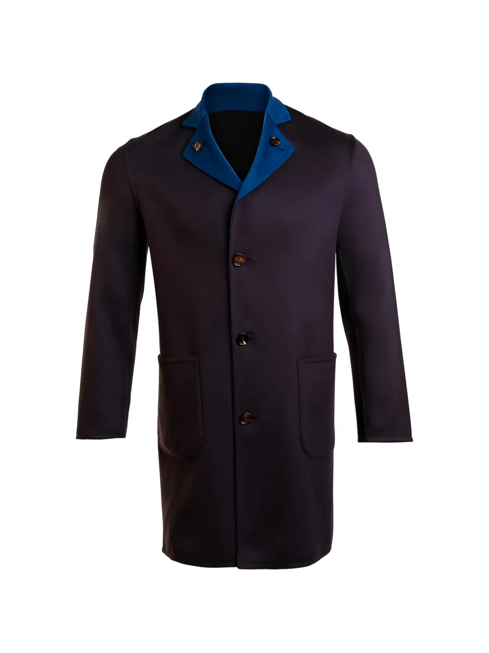 Kiton Parana1 cashmere coat - Blu