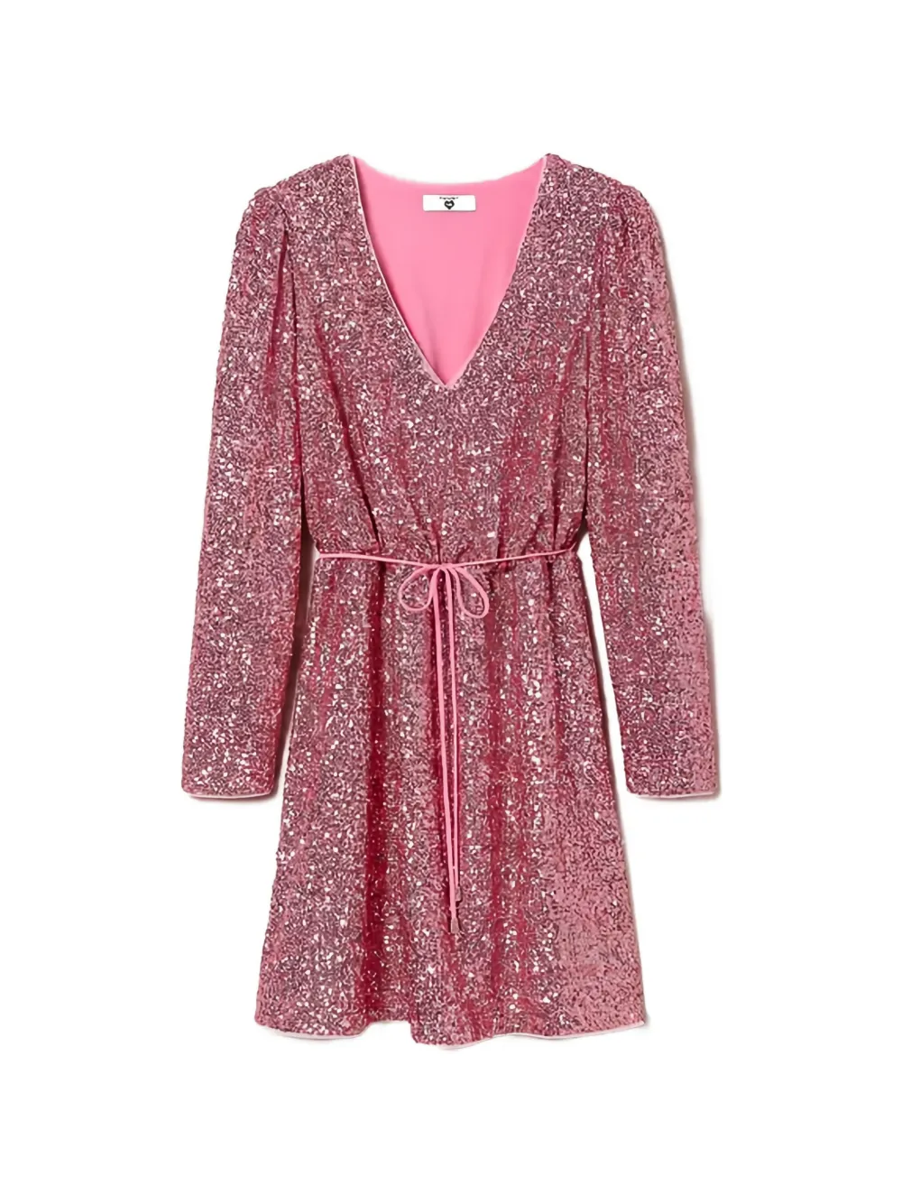 TWINSET V-neck mini dress - Rosa