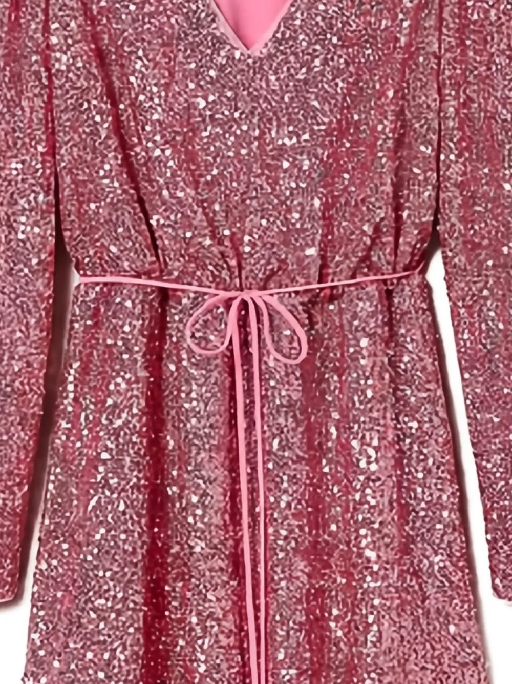 TWINSET Mini-jurk met V-hals Roze