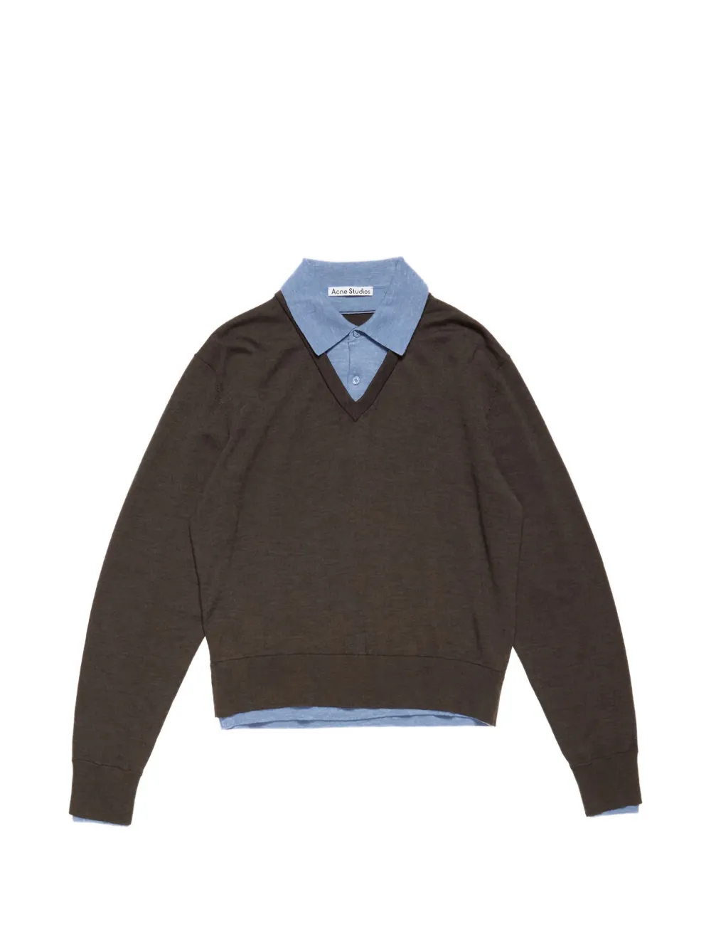 Acne Studios Maglione con scollo a V - Marrone