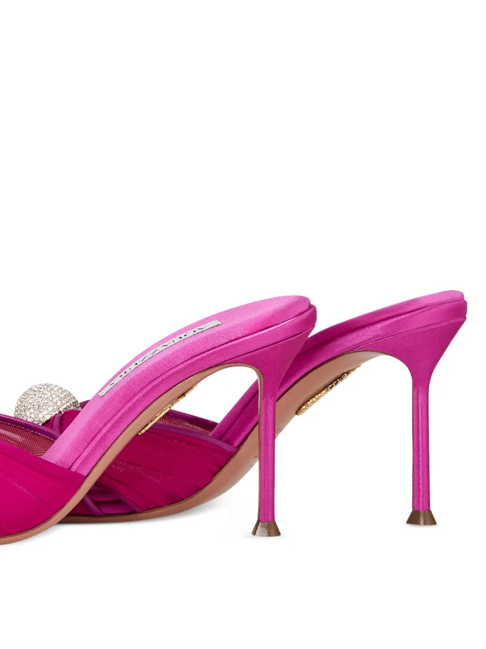 Aquazzura Mystery mules Roze