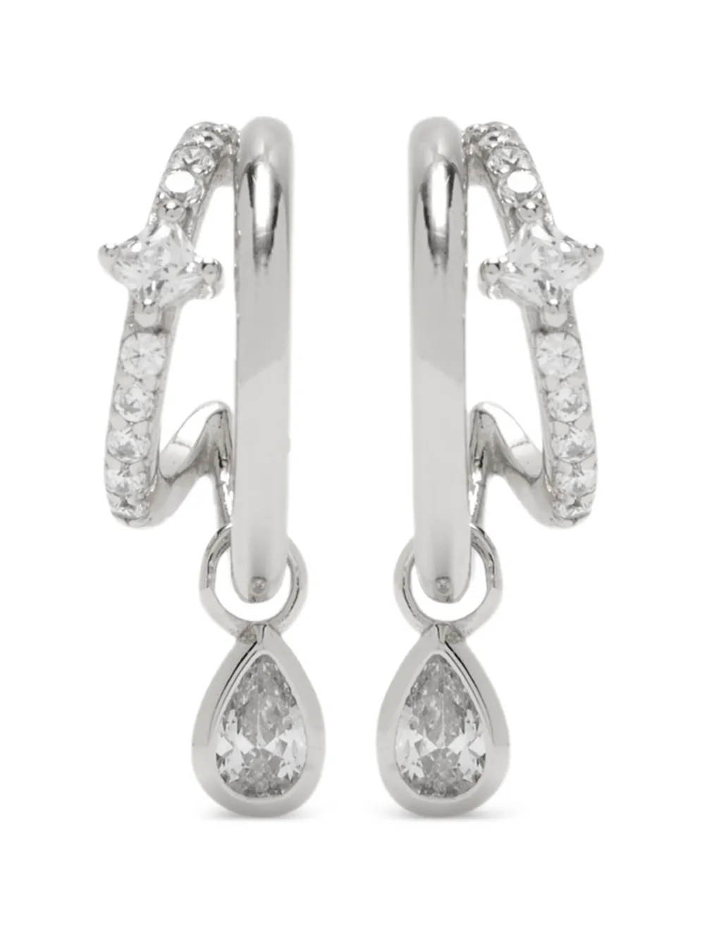 Astrid & Miyu Illusion earrings - Argento