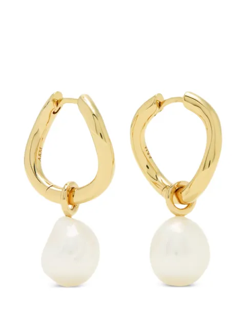 Astrid & Miyu Serenity pearl-embellished earrings