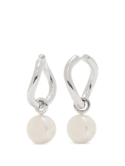Astrid & Miyu Serenity pearl-charm earrings