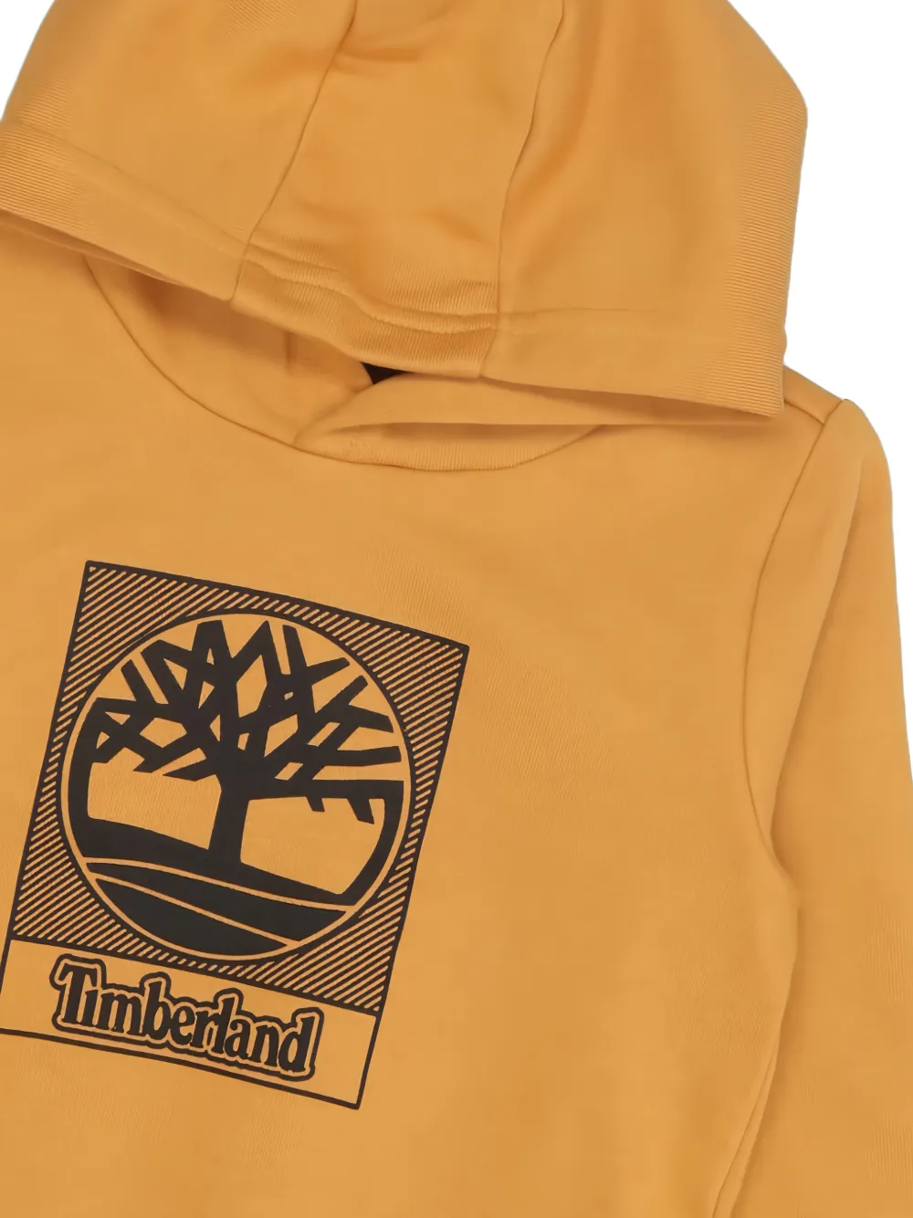 Timberland Kids Hoodie met grafische print Geel