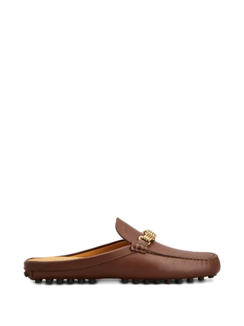 Tod's chain-embellishment mules