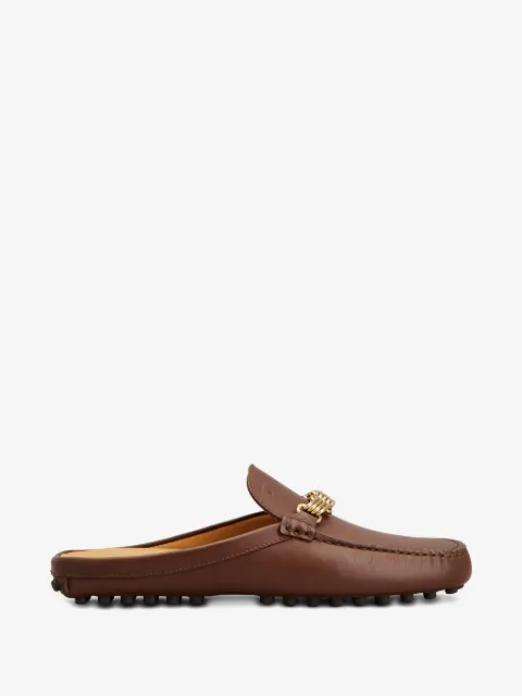 Tod's chain-embellishment mules