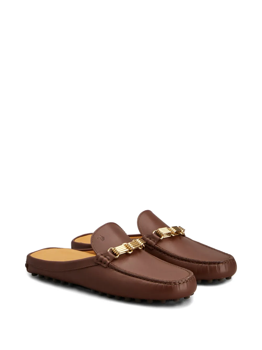 Tod's Muiltjes verfraaid met ketting Bruin