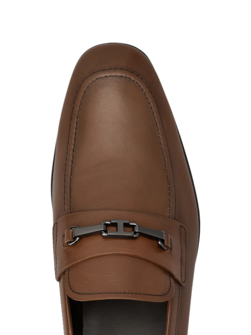 Tod's T Timeless leather loafers Bruin