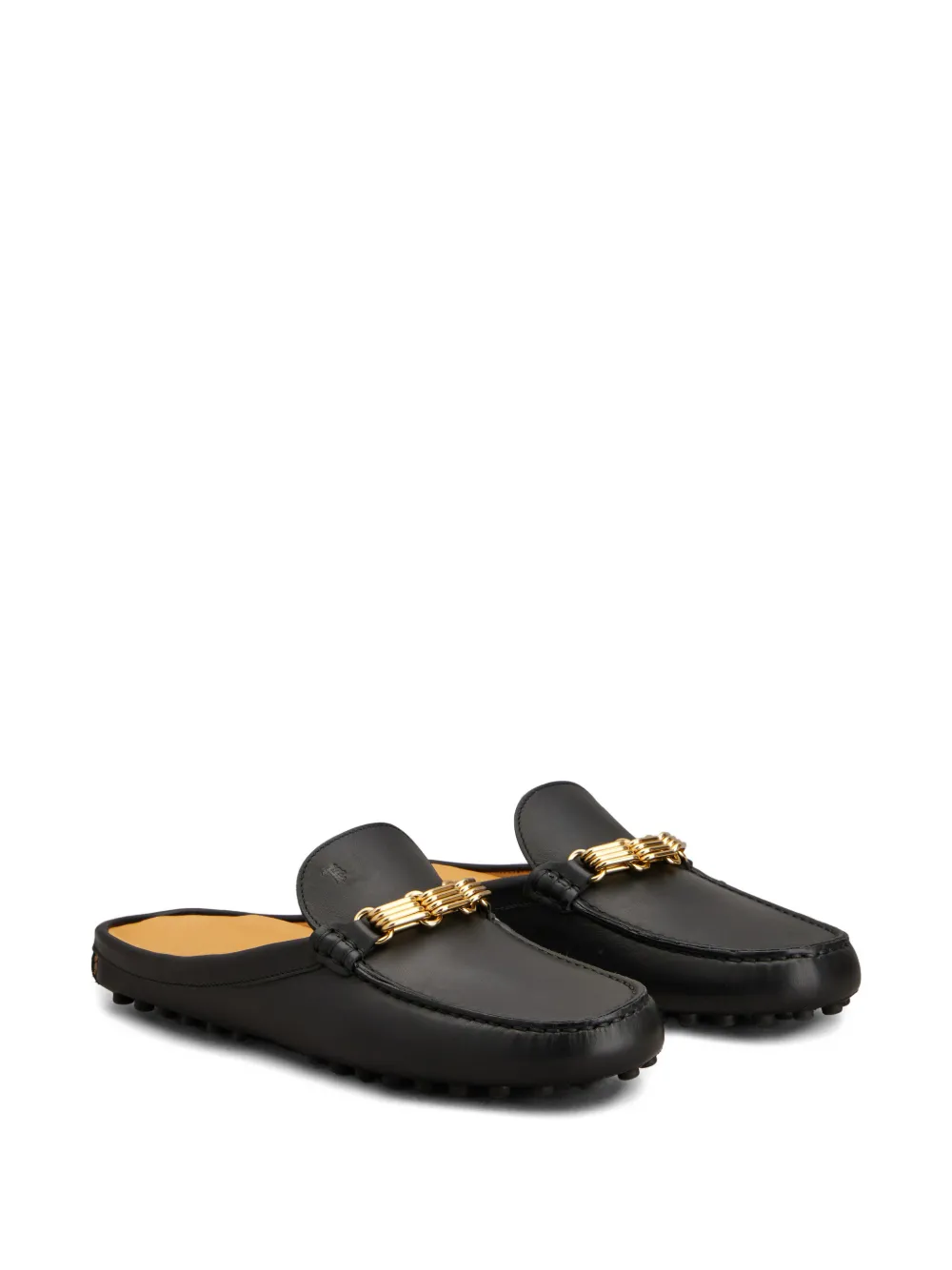 Tod's Muiltjes verfraaid met ketting Zwart